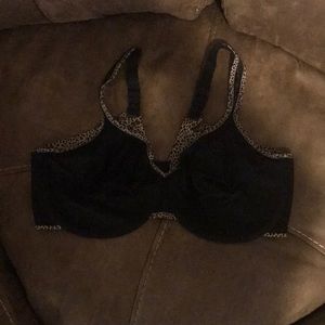 SOLD!!!! Olga Black/Leopard 42DD Bra